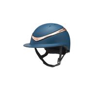 Casque d'équitation pic large brillant Charles Owen luxe Bleu 55/58 cm