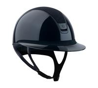 Casque d'équitation Samshield Custom Miss Shadowglossy Alcantara 2.0 Bleu M (55/58 cm)