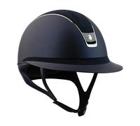 Casque d'équitation Samshield Custom Miss Shadowmatt Flower Embroidery 2.0 Bleu M (55/58 cm)