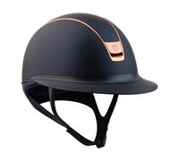 Casque d'équitation Samshield Custom Miss Shadowmatt Pink Gold 2.0 Bleu S (52/56 cm)