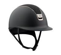 Casque d'équitation Samshield Custom Shadowmatt Crystal Fabric 2.0 Noir M (55/58 cm)