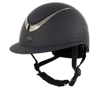 Casque d'équitation visière polo BR Equitation Thêta Plus Painted Bleu 58/60