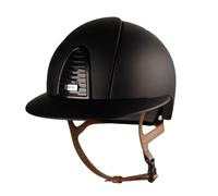 Casque d'équitation visière polo et jugulaire KEP Cromo 2.0 Matt Noir M (51/58 cm)