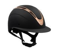 Casque d'équitation visière polo femme Equestro Apocalypse Noir S (52/54 cm)