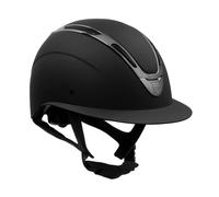 Casque d'équitation visière polo femme Equestro Apocalypse Noir S (52/54 cm)
