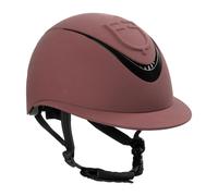 Casque d'équitation visière polo femme Equestro Marron S (52/54 cm)