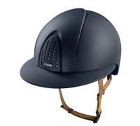 Casque d'équitation visière polo jugulaire beige KEP Smart Nova Textile Beige M (51/58 cm)