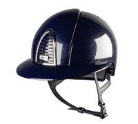 Casque d'équitation visière polo KEP Cromo 2.0 Diamond Bleu M (51/58 cm)