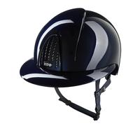Casque d'équitation visière polo KEP Smart Nova Metal Polish Bleu L (59/62 cm)
