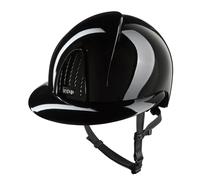 Casque d'équitation visière polo KEP Smart Nova Metal Polish Noir M (51/58 cm)