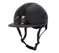 Casque d'équitation visière polo QHP Detroit Noir 51/55 cm