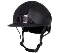 Casque d'équitation visière polo QHP Ohio Noir 57/59