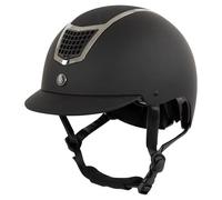 Casque d'équitation visière standard BR Equitation Lambda Glitter Noir 56/58