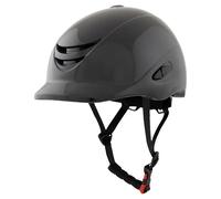 Casque d'équitation visière standard Premiere Petite Shiny Noir 54/58