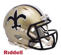Casque des Saints de la Nouvelle-Orl ans Riddell Replica Mini Speed Style 1976-1999 T