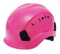 Casque d'escalade en extérieur Capuchon de sécurité Capuchon Dur Travaux de Sauvetage Hauts Casquette de Travail ABS de Haute qualité-Rose