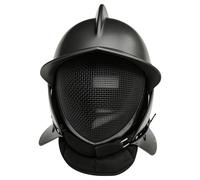 Casque D'escrime Tactique avec Visière en Treillis Métallique, Protection de Cou Ajustable, Design Morion Espagnol pour Le Combat Médiéval, la Reconstitution Historique et Les Activités SCA.