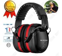 Casque d'isolation phonique anti-bruit assurance du travail avec cache-oreilles pliables protection auditive