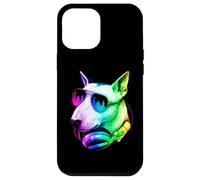 Casque DJ English Bull Terrier Musique Rétro Amoureux des Chiens Coque pour iPhone 12 Pro Max