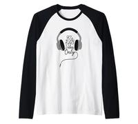 Casque DJ R&B Vibes Only Music des années 90 Manche Raglan