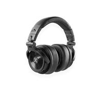 Casque DJ Vonyx HDX200BK Filaire Pro Haut-parleurs 50mm Noir Noir
