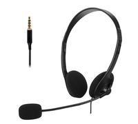 Casque d'ordinateur câblé - écouteur avec pour PC | Plastique Durable avec Un Microphone antibruit, Une Protection Acoustique et Un Boom Flexible pour Le Confort d'une journée