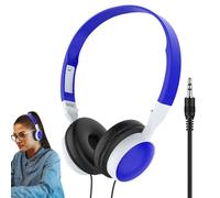 Casque d'ordinateur - écouteur sur-auriculaire câblé, périphérique audio de jeu pliable, coussin d'oreille d'annulation de bruit, équipement sonore réglable | Casque pour les ordinateurs, les tablette