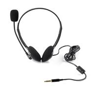 Casque d'ordinateur filaire avec micro | Casque USB pour réunions en ligne | Casque USB avec microphone antibruit | Casque filaire pour entretiens virtuels, oreillette filaire avec microphone