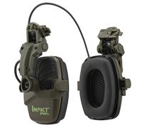 Casque DulHelmet avec deux méthodes de port,casque,cache-oreilles,protection auditive électronique,réduction du bruit de chasse - Type Model B green