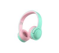 Casque E3 sans Fil Bluetooth 5.0 pour Enfants avec Volume Limité 93dB Pliable Stéréo sur l'Oreille pour Téléphone PC Ordinateur
