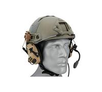 Casque Earmor M32H avec protection anti-bruit NRR 22, réglable - Tan [M32H-TN]