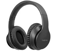 LogiLink Casque supra-auriculaire BT0053 – Bluetooth V5.0 stéréo – Réduction active du bruit – Noir