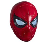 Casque électronique IronSpider avec yeux lumineux, 6 réglages de luminosité et taille ajustable, Marvel Legends Series Spider-Man