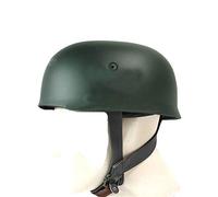 Casque en acier allemand de la seconde guerre mondiale Fallschirmjager M38 avec casque en cuir doublure de casque de parachutiste boue de la seconde guerre mondiale Casque allemand de M38