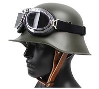 Casque en Acier M18 WW1 avec Lunettes De Protection Doublure Casque Première Guerre Mondiale L'armée Allemande M1916 Casque en Acier M16 De L'armée Autrichienne