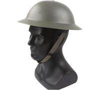 Casque en acier Wwii Mk-2 British Ww2 Expedition Casques avec doublure en cuir et couvercle de pot anglais Réplique d'équipement militaire