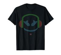 Casque en colère drôle avec Visage de Guimauve | Couleur Rouge T-Shirt Graphique avec Valeur