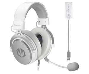 Casque - ENDORFY - VIRO Plus - Onyx White - Micro amovible - Son 7.1 - Confort optimal
