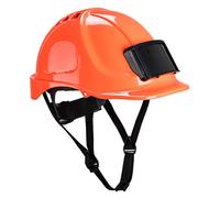 Portwest - Casque de sécurité PB55 ventilé avec badge d'identification Orange