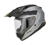 Casque Enduro Dual Road ACER TTACK Gris/Jaune