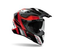 Casque Enduro Dual Road AIROH COMMANDER 2 SKIP Rouge Brillant