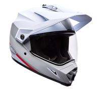 Casque Enduro Dual Road BELL MX-9 Adventure MIPS Trail Blanc / Rouge