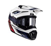 Casque Enduro Dual Road LEATT ADV 8.5 Composite Royal Blanc Bleu ECE 22.06