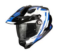 Casque Enduro Dual Road Scorpion EXO ADF-9000 AIR Patrol Blanc Bleu