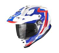 Casque Enduro Dual Road Scorpion EXO ADF-9000 AIR Patrol Bleu Rouge