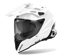Casque Enduro Dual Route AIROH Commander 2 Blanc Brillant