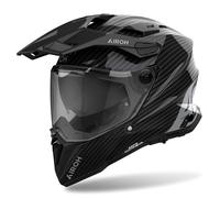 Casque Enduro Dual Route AIROH Commander 2 Full Carbone 6K Brillant