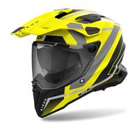 Casque Enduro Dual Route AIROH Commander 2 Mavick Noir Jaune Mat