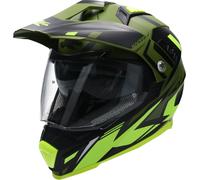 Casque enduro KAPPA KV-30 EVO GRAIER mat vert militaire-noir-jaune XS