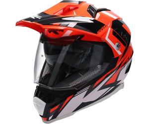 Casque enduro KAPPA KV-30 EVO GRAIER orange brillant-noir L